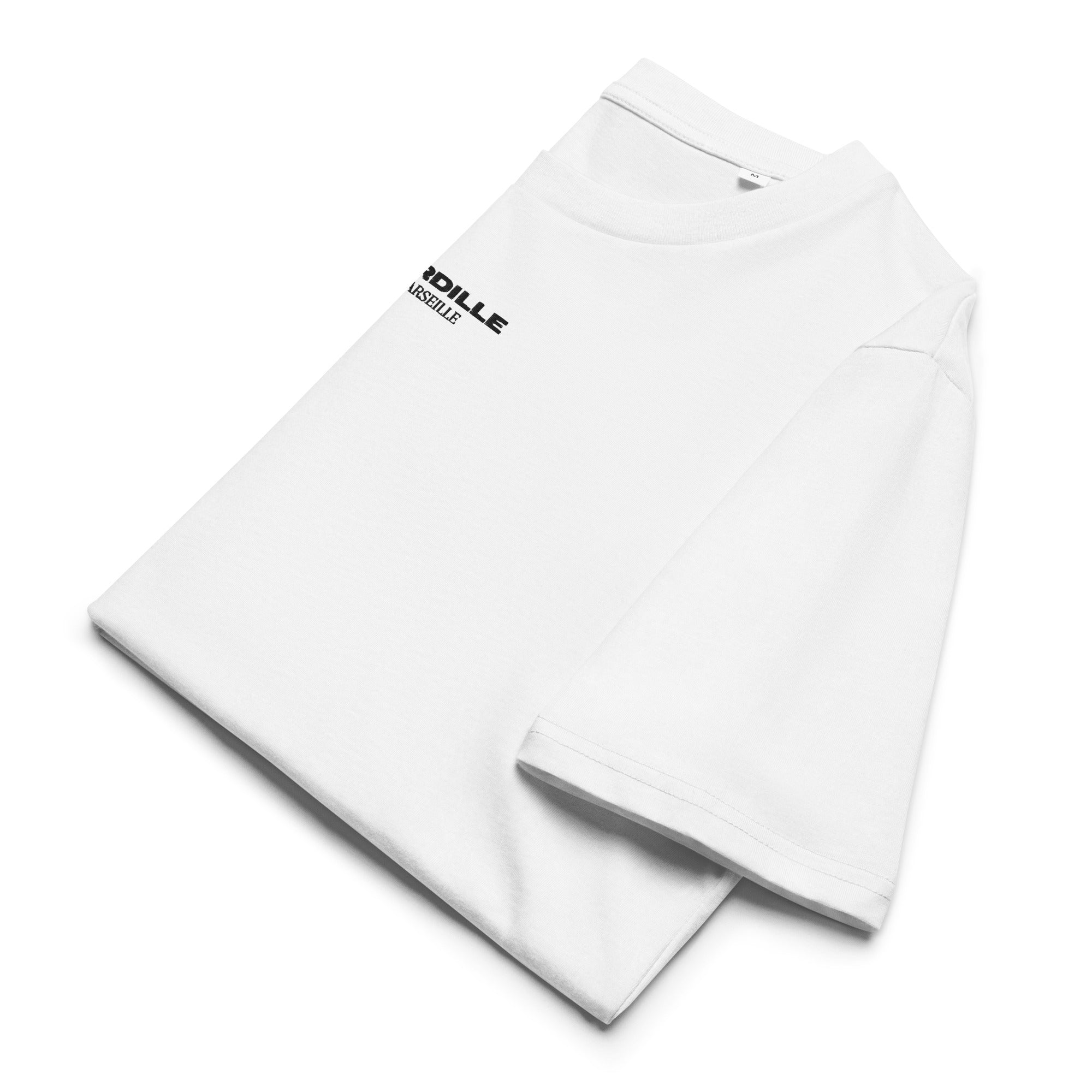 Classique Bordille Blanc Brodé Unisexe